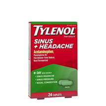 Tylenol Sinus + Headache Non-Drowsy Daytime 24 Caplets Exp 2025 - £11.62 GBP