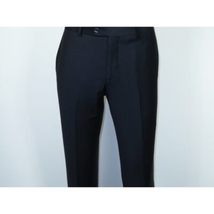 Men Suit BERLUSCONI Turkey Italian Wool 180's Double Breasted UGS94-12 Navy image 12