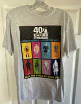 Empire Strikes Back Shirt Star Wars Action Figures Tshirt Size Medium 40th Anniv - £15.43 GBP