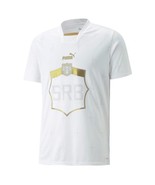 PUMA Serbia National Away White/Gold Men&#39;s Soccer Jersey 22/23 size M - $57.96 CAD