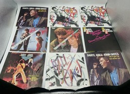 NO DISKS Hall And Oates Lot of 9 80s Rock 45 RPM Picture Sleeves ONLY 7&quot; - £10.35 GBP