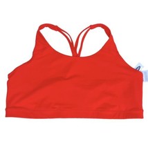 Old Navy Active Go Dry Medium Support Sports Bra Red Womens Size 3X New - £10.00 GBP