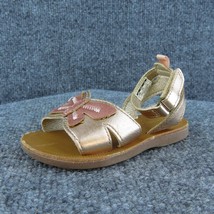 OshKosh B&#39;gosh Girls Gladiator Shoes Rose Gold Synthetic Size T 5 Medium - £17.36 GBP