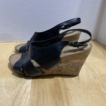 Aerosoles womens Plush Amore Wedge Sandal 7.5 Black - $254.16 MXN