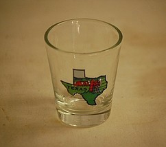 Vintage MAFCO Texas State The Lone Star State Shot Glass Man Cave Barware Tool - £6.19 GBP