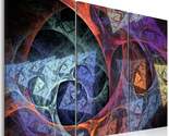 Abstract stretched canvas art mysterious colors abstraction tiptophomedecor thumb155 crop