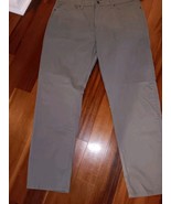LUCKY BRAND MEN&#39;S 121 SLIM STRAIGHT GRAY GREY DENIM JEANS STRETCH 38X30 ... - $31.67
