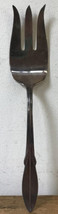 Vintage Antique WM Rogers Silverplate Large Serving Meat Fork 9&quot; Flatware - $24.99