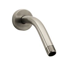 Helvex Shower Arm and Round Flange Satin Nickel Finish, Solid Brass UTR-... - $13.71