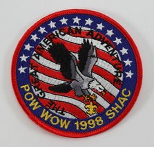 Vintage 1998 Sam Houston Pow Wow American Adventure Boy Scout BSA Camp Patch - £9.24 GBP