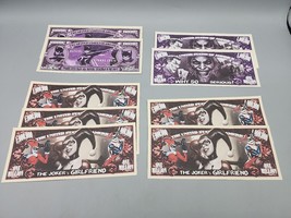 Harley Quinn &amp; Batgirl Novelty Bills Lot of 9 Bills - $5.58