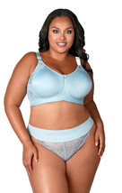 Elila Molded &amp; Lace Aqua Sky Microfiber  Soft Cup 1903 Bra ~ cup sizing ... - $75.00