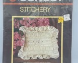 Sunset Stitchery Counted Cross Stitch Monogram Pillow 9.5”x10.5” 1984 NI... - £7.65 GBP