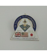 In Service To Freemasonary 2011 2012 Sid Leluan III International Presid... - €4,64 EUR