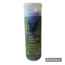 PVA Cooling Towel 33.5 x 12.5 Reusable Blue Outdoor Fitness Sports - £10.16 GBP