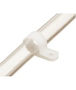 1/2&quot; CABLE CLAMPS White Nylon Screw Down R TYPE Mount wire coaxial cable... - $306.67 MXN