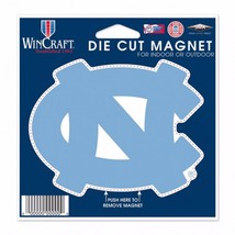 NCAA North Carolina Tar Heels 4 inch Auto Die Cut Magnet by WinCraft - £8.58 GBP