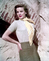 Jean Peters color publicity pose circa 1950 8x10 Photo - $7.99