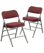 Flash Furniture HERCULES Series Premium Metal  Folding Chair Upholstered... - $1,454.54 MXN