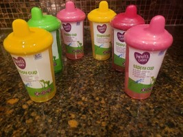 Sippy Cups 9 oz Parents Choice 6 + months Pink Red Yellow New &amp; Sealed l... - $16.82