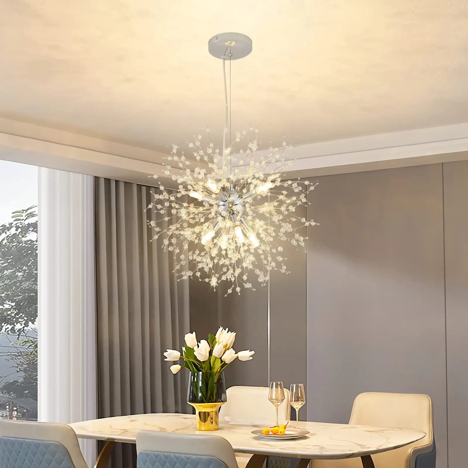 K sputnik ceiling light fixtures sputnik chandelier for bedroom living room dining room thumb200