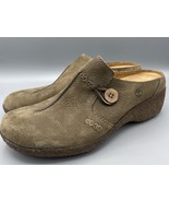 Timberland Comforia System Leather Mules Womens 10 M Slip On Wedge Brown... - $389.93 MXN
