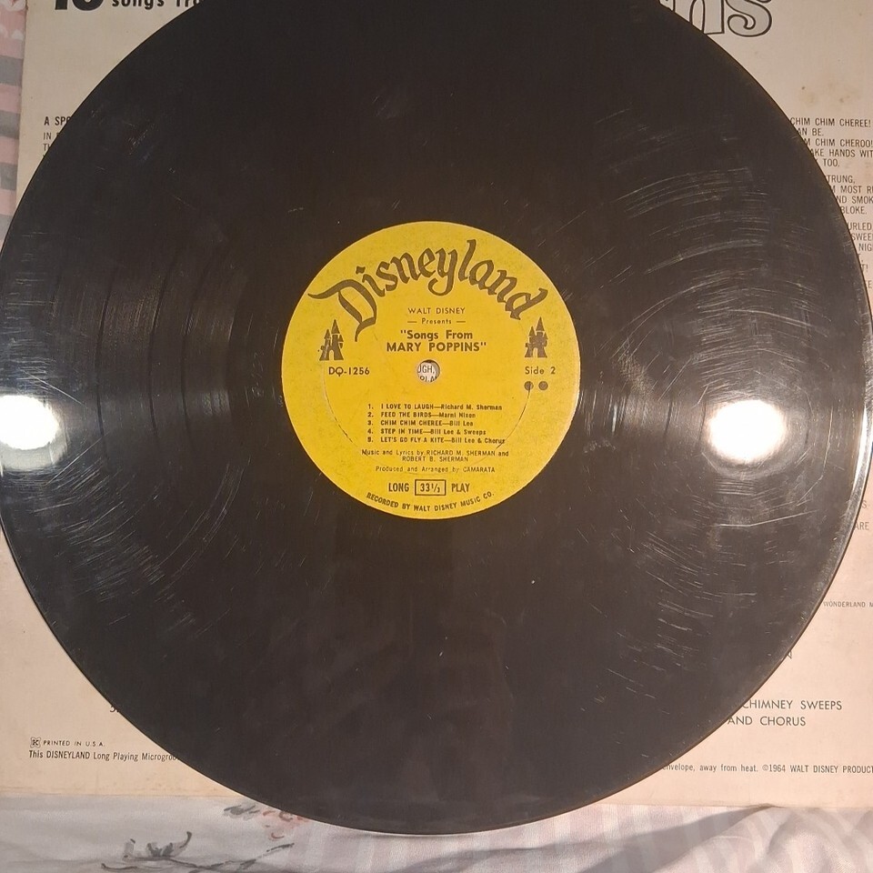 10 Songs From Walt Disney’s Mary Poppins 1964 Disneyland Records DQ-1256 Item image 7