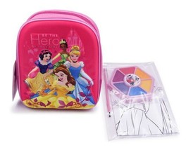 Disney Princess 10&quot; 3-D Mini-Backpack w/ 20 Free Coloring Sheets, Paint &amp; Brush - £6.34 GBP