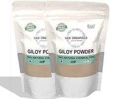 Organic &amp; Natural Giloy Powder Guduchi Gulvel Amrita Amruta Tinospora Co... - $12.93+