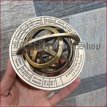 Astrolabium, antikes Armillary-Messing, Schreibtisch-Globus, Kugel,... - £16.82 GBP