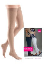 Open Box Mediven Plus 30-40 Thigh Open Toe - Beige - Iv - £61.72 GBP