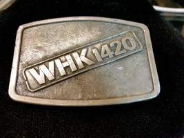 WHK 1420 Radio Belt Buckle Stephen Gould of Ohio AM The Answer Talk  Used - $24.99