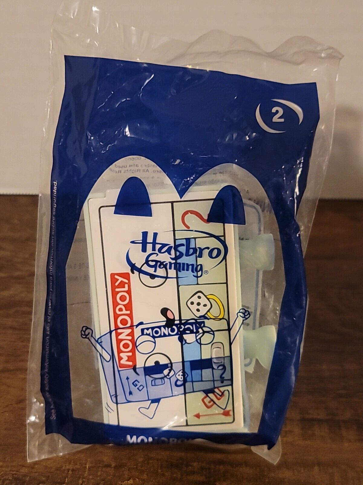2020 HASBRO GAMING MONOPOLY GAME McDONALDS HAPPY MEAL TOY #2 BRAND NEW SEALED - $8.99