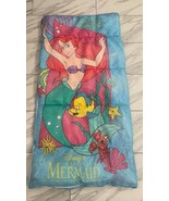 Vintage LITTLE MERMAID SLEEPING BAG Princess ARIEL Kids Girls Disney Bed... - $37.05