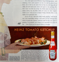 1930 Heinz 57 Tomato Ketchup Advertisement Classic Condiments Antique DW... - $29.99