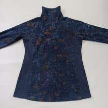 Columbia Arctic Air Half Zip Fleece XK1447 Women’s Blue Floral Lightweight Small image 13