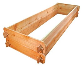 ADHW Raised Garden Bed Garden Bed Raised Planter Vegetable Kit Cedar Out... - £103.77 GBP