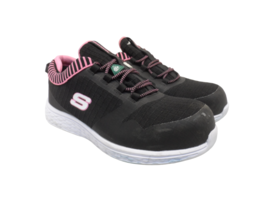 Skechers Women&#39;s Aluminum Toe SP Slip Resistant Safety Shoes 99996595 Black 10M - £60.89 GBP
