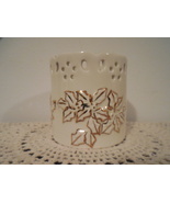 votive candle holders Baum Bros Formalities gold ivory tealight holder c... - $15.00
