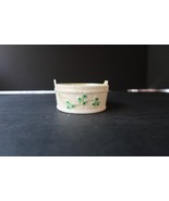 Vtg Belleek Unique Open Butter Salt Trinket Dish Green 4th Mark Clover S... - $562.94 MXN