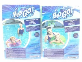 Lot of 2 H2O GO Inflatable Pool Tube Toy Donut Beach Swim Ring Kids Age 3 to 6  - £7.56 GBP