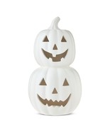Stacked Pumpkins Tabletop Decor, White, 11.25&quot;, Halloween by - $485.77 MXN