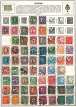 SWEDEN 1867-1964 Very Fine  Used Stamps Hinged on List - £7.14 GBP