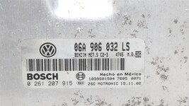 98-05 Volkswagen Beetle Turbo-S 1.8T 6spd Engine Computer ECU ECM 06A906032LS image 5