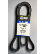 NAPA Auto Parts 25 081243 V-Ribbed Belt (Standard) K08 1-3/32&quot; X 124-7/8... - $43.55