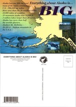 Alaska Everything About Alaska Is Big Has Biggest Mountain VTG Postcard - £7.51 GBP