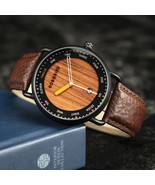 Wooden Quartz Watch Casual Wristwatch for Men Unique Gift - $1,113.50 MXN