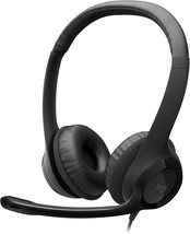 Logitech H390 Wired Headset For Pc/Laptop, Stereo Headphones With Noise,... - $37.94