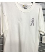 Christine Alexander 100% cotton CREW neck t-shirt Patriotic ribbon size ... - $1,079.89 MXN