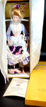 Porcelain Doll &quot;Violet&quot; Romantic Flower Maiden Limited Edition by Merri Roderick - £31.47 GBP